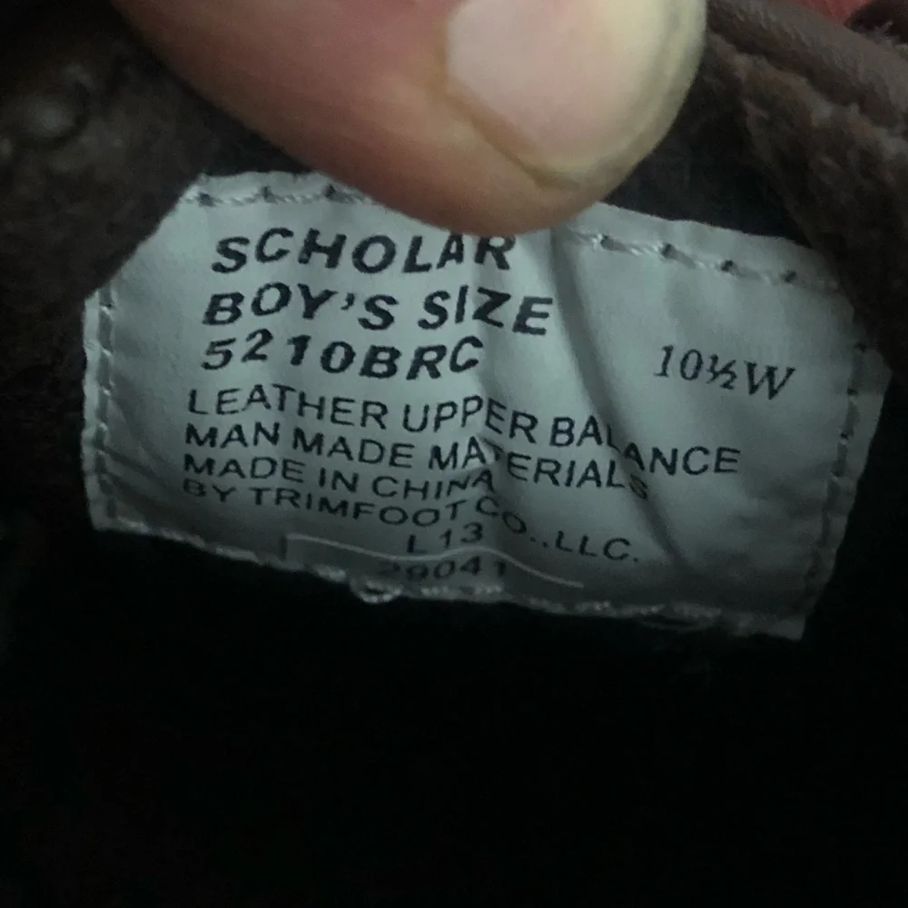 Boys ‘School Issue’ Dark Brown Scholar Oxford Shoes